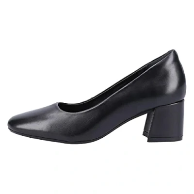 Image of Hush Puppies Women&#039;s Alicia Court Uniform Dress Shoe, Black, 6 UK