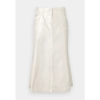 Image of MAX&amp;Co. Cabreo Denim skirt, Women&#039;s, Size: 8, Cream
