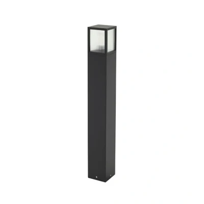 Image of Lucande Klemens path light, 90 cm, black, metal, IP54