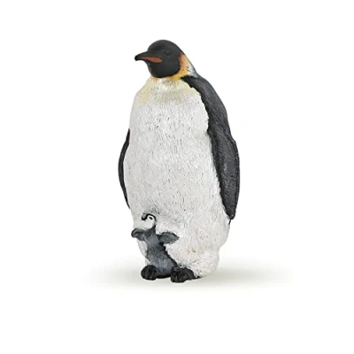 Image of Papo WILD ANIMAL KINGDOM Figurine, Cartoon, 50033 Emperor Penguin, Multicolour