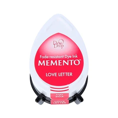 Image of Tsukineko MD000302 Memento Dew Drop Ink Pads Pad, Love Letter