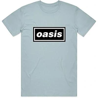 Image of CID Men&#039;s Oasis Logo T Shirts, Blue, Medium