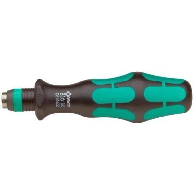 Image of Wera 05073540001 Kraftform 816 R SB Hexagon Premium Plus Bitholding Screwdriver, Rapidator Quick Release Chuck, Bayonet Blade, 1/4&quot; Head, 119mm Blade Length