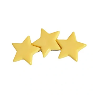 Image of Yellow Star Hair Clip For Girl Hairpin Bobby Pin Barrettes Kid Bangs