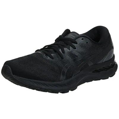 Image of Asics Gel Nimbus 23 Mens Black Running Trainers Size UK 6
