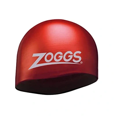 Image of Zoggs OWS Silicone Cap One Size (Red)