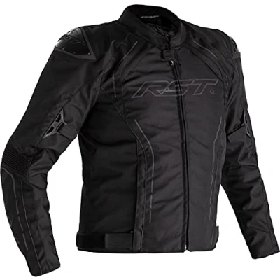 Image of RST S 1 CE Mens Black Textile Motorcycle Jacket 48
