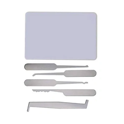 Image of Locksmith Tool Lock Picks Transparent Practice Padlock Opener Tools (B)