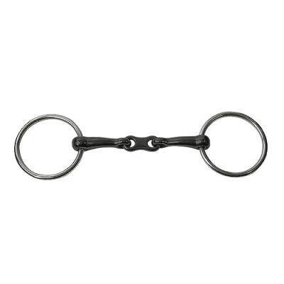 Image of JP Korsteel Sweet Iron French Link Loose Ring Snaffle Bit, 5&quot;