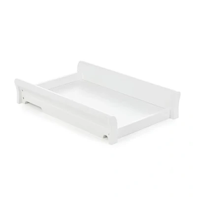 Image of Obaby Stamford Sleigh Cot Top Changer, White