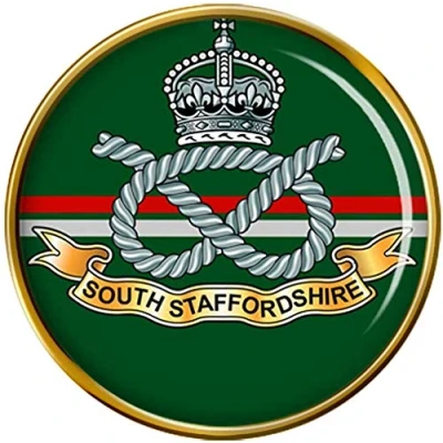 Image of South Staffordshire Regiment, British Army Pin Badge