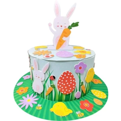 Image of Easter Bonnet Kit Make Your Own Over 40 Hat Craft Embellishments