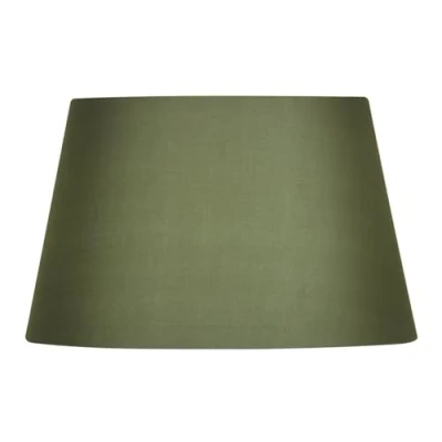 Image of Oaks Lighting S901/12 SE Cotton Drum Shade, 12 inch, Sage, Green