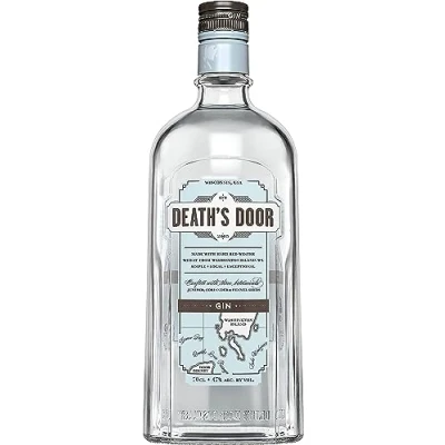 Image of Death’s Door American Gin 70cl (47% ABV) ❘ Award Winning Dry Gin, Family Owned &amp; Infused With Crisp Botanicals, Notes of Juniper, Coriander Fennel Seed For A Smooth Alcohol Flavour