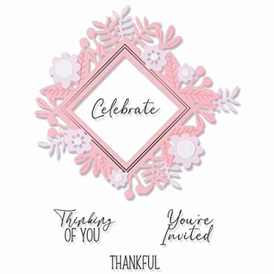 Image of Framelits Die Set 4PK w/5PK Stamps Floral Celebration by Olivia Rose