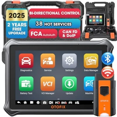 Image of OTOFIX D1 Lite OBD2 Scanner, [2 Years Free Update] 2024 with Bi Directional Control Scan Tool, All System Diagnostics, 38+ Functions, Oil Reset, EPB, SAS, BMS, ABS Bleeding, Auto VIN, FCA SGW