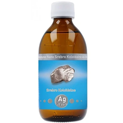 Image of Nonionic Nano colloidal Silver Ag 25ppm 300ml Vitacolloids