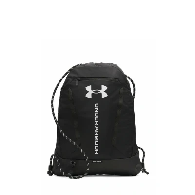 Image of Under Armour UA Hustle Sackpack Black/Black/White OSFM