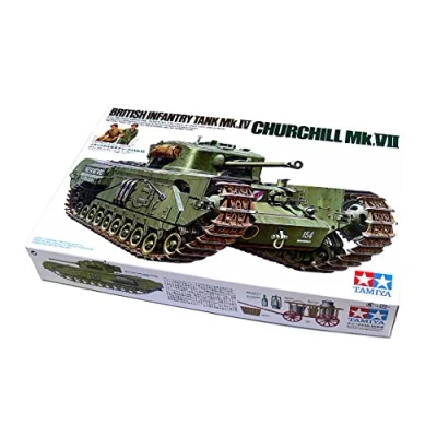 Image of rcecho Tamiya Military Model 1/35 Churchill MK.VII British Infantry Tank MK.IV 35210