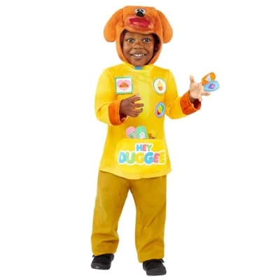 Image of amscan 9908858 Kids Officially Licensed Hey Duggee Fancy Dress Costume Age: 3 4 Yrs