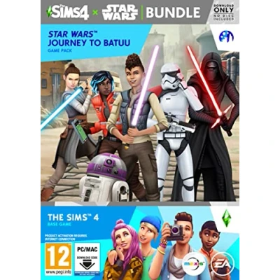 Image of The Sims 4 + Star Wars Journey to Batuu (GP9) Bundle PCWin Code In A Box Video Game English