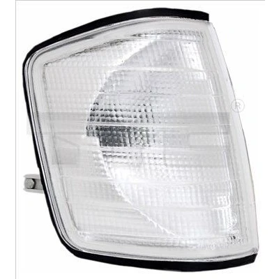 Image of 0008207821, 2018260543, A0008207821, A2018260543 Turn Signal TYC 18 3255 93 2 white Right Front with bulb holder MERCEDES BENZ: 190