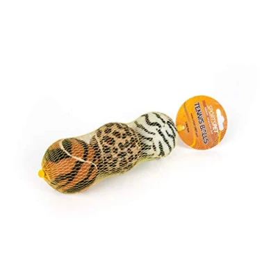 Image of SPORTSPET Jungle Tennis Balls for Dogs (TENNIS Special, 3 Pack) Count (Pack of 1)