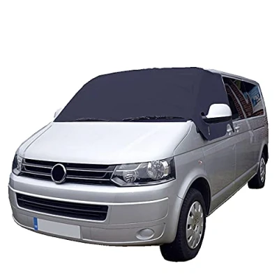 Image of UK Custom Covers SW190NAVY Luxury Front Windscreen Wrap Cover Navy To Fit VW Transporter T5/T5.1 2003 2015