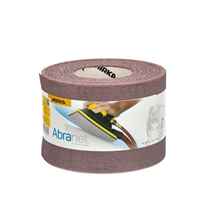 Image of Mirka Abranet net abrasive roll 115 mm x 25 m Grip / grit P320 1 for sanding wood, filler, varnish, plastic 5454400132