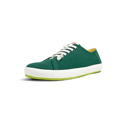 Image of Camper Men&#039;s Peu Rambla Vulcanizado 18869 Sneaker, Emerald Green, 6 UK
