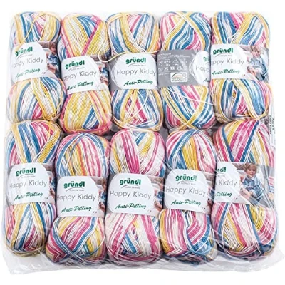 Image of Gründl Yarn, Acrylic, Candy Colour, 39 x 7 cm