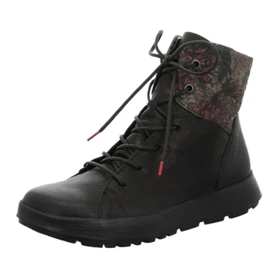 Image of Think! Women&#039;s Comoda Lightly Lined Sustainable Boots, 0000 Black Estate, 7.5 UK