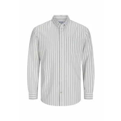 Image of Jack &amp; Jones Jjeoxford Shirt, Men&#039;s, Size: Medium, Crockery