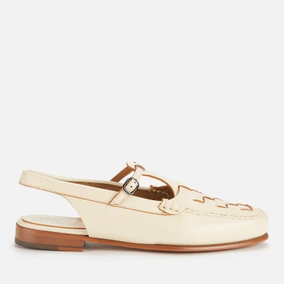Image of Hereu Women&#039;s Roqueta Leather Slingback Flats UK 7