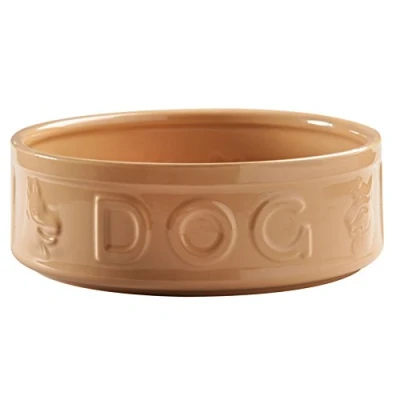 Image of Mason Cash Cane Lettered Dog Bowl 25cm