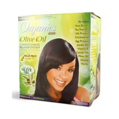 Image of Relaxer / Smoothing Cream Africa&#039;s Best Organics Regular Normal 2 Complete Kits