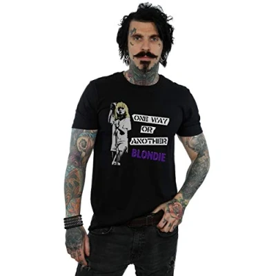 Image of Absolute Cult Blondie Men&#039;s One Way Or Another T Shirt Black Large