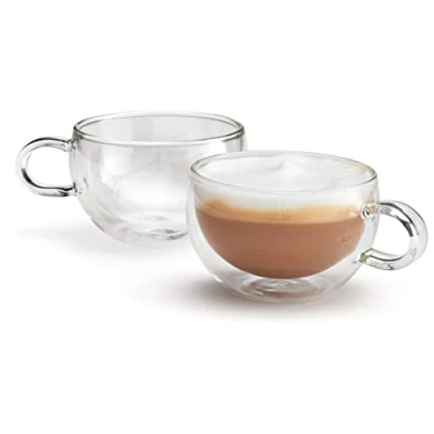 Image of Judge Duo Form Cappuccino Glass Set 250ml of 2