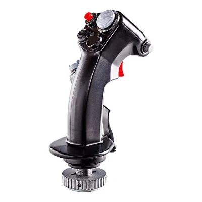 Image of Thrustmaster F 16C Viper HOTAS Add On Grip — Versatile replica fighter aircraft flight stick for games and simulations