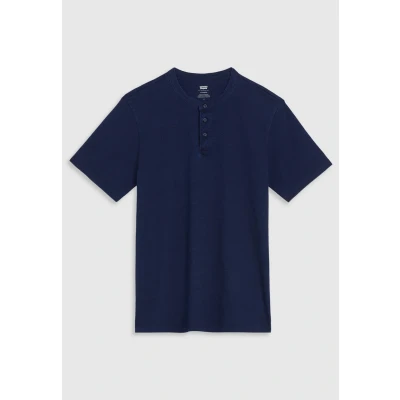Image of Levi&#039;s Henley Basic Tshirt, Men&#039;s, Size: XS, True indigo dark