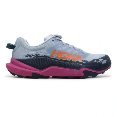 Image of HOKA Torrent 4 Trail running shoes, Women&#039;s, Size: 8, Drizzle/fuchsia Textile/synthetics