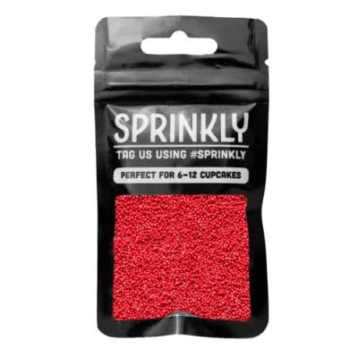 Image of SPRINKLY Matt 100&#039;s &amp; 1000&#039;s Red 30g