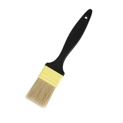 Image of Matfer Bourgeat Pastry Brush Natural Bristles Round Head 1.5cm
