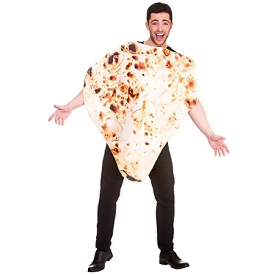 Image of Wicked Costumes Adult Funny Naan Bread Fancy Dress Costume One size