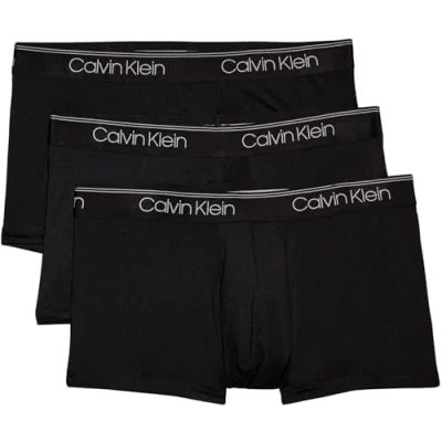 Image of Calvin Klein Low Rise Trunk 3PK Men&#039;s, BLACK (BLACK), M