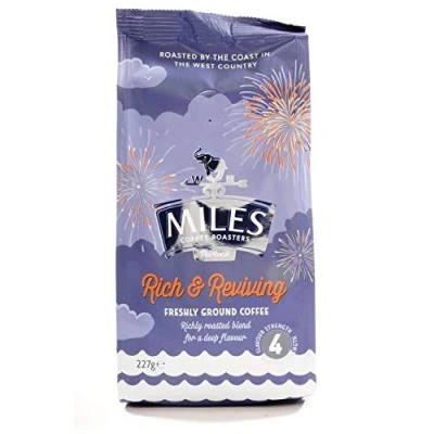 Image of Miles Hot Drink Range (Rich &amp; Reviving Ground Coffee 2 x 227g)