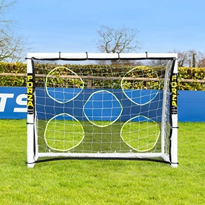 Image of FORZA Football Goal &amp; Target Sheet [5ft x 4ft] Net Nets for Garden