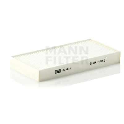 Image of 68033193AA, K68535612AA Pollen Filter MANN CU 1811 2 Particulate 180mm 91mm 20mm JEEP: GRAND CHEROKEE 3