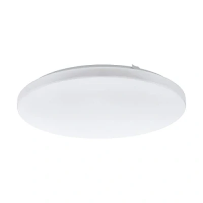 Image of EGLO Frania LED Ceiling Light 1 Bulb Light, Material: Steel, Plastic, Colour: White, Diameter: 43 cm