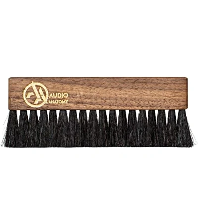 Image of Audio Anatomy Record Cleaning Brush Made of Goat Hair and Walnut
